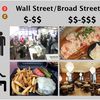 The Lunch Quadrant: Wall Street and Broad Street